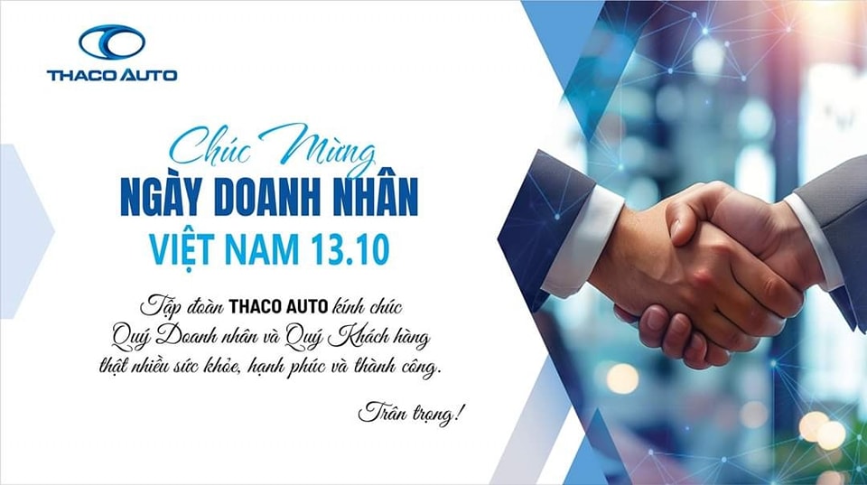 CHÚC MỪNG NGÀY DOANH NHÂN VIỆT NAM 13/10