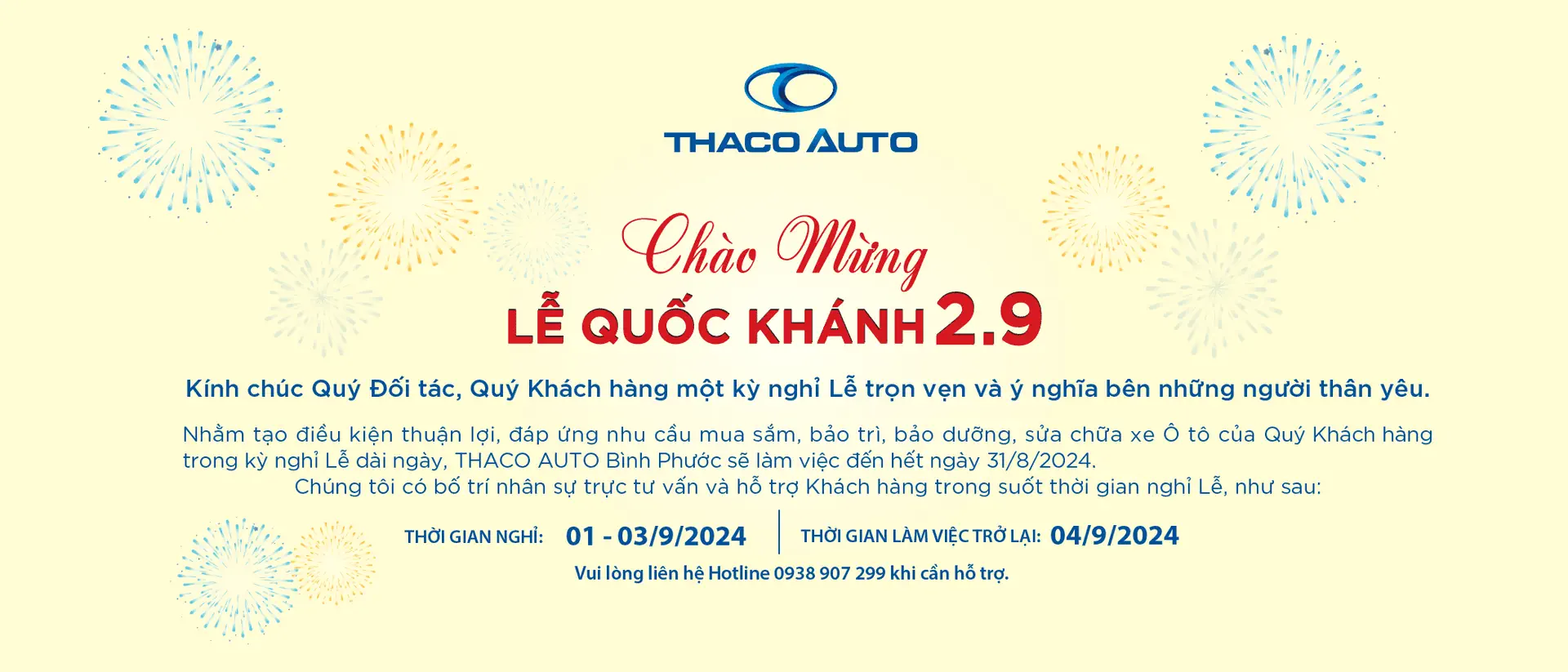 CHÀO MỪNG LỄ QUỐC KHÁNH 2-9