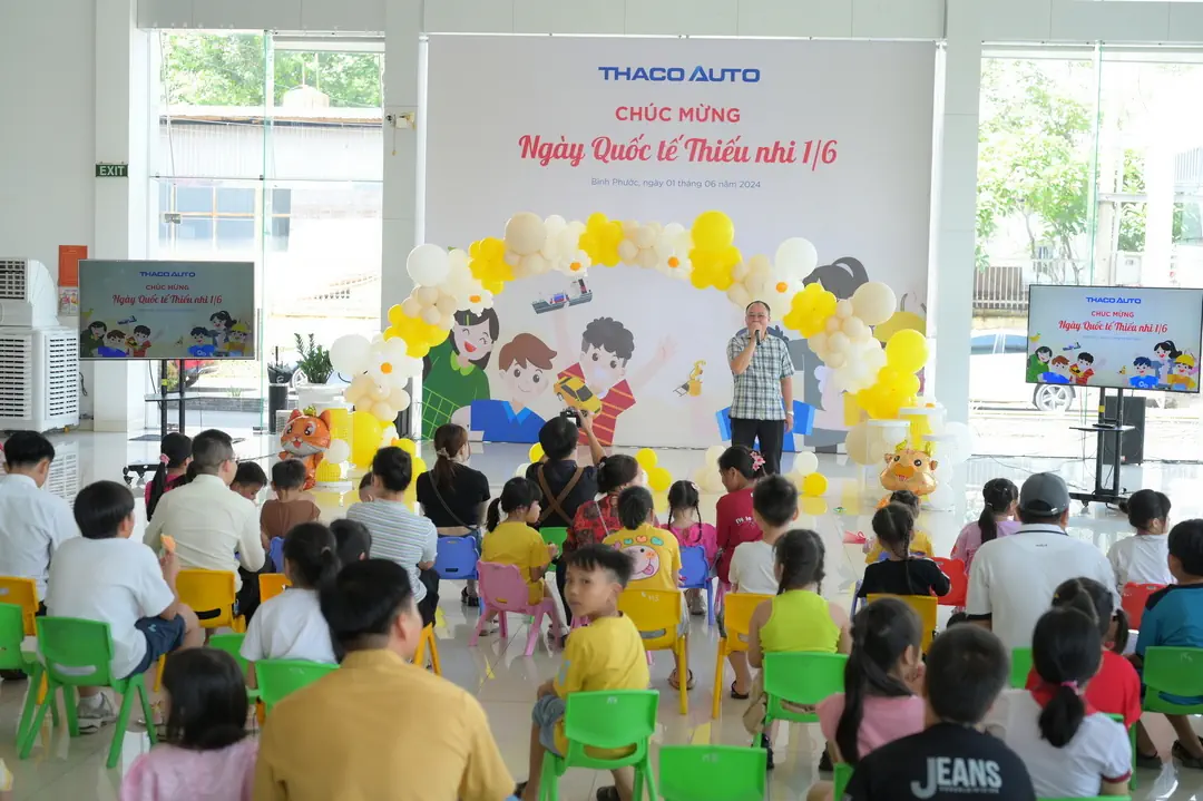 Những khoảnh khắc ý nghĩa tại THACO AUTO Bình Phước dịp Quốc tế Thiếu nhi 1/6